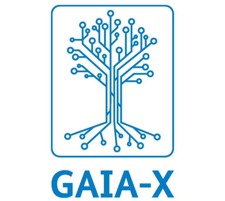 shows the official logo of GAIA-X 